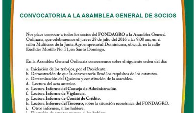 Asamblea General Ordinaria De Socios