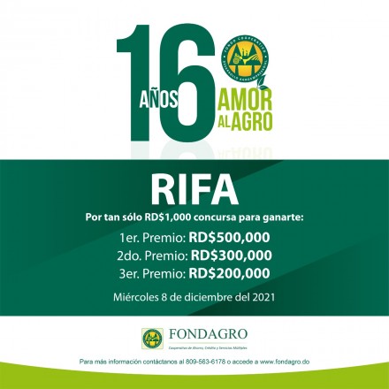 RIFA AMOR AL AGRO